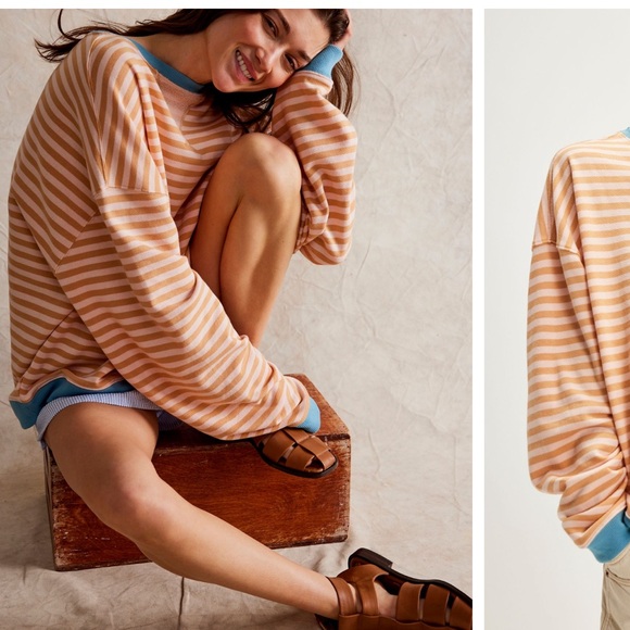 Free peoples oversized sweatshirt - Picture 5 of 6